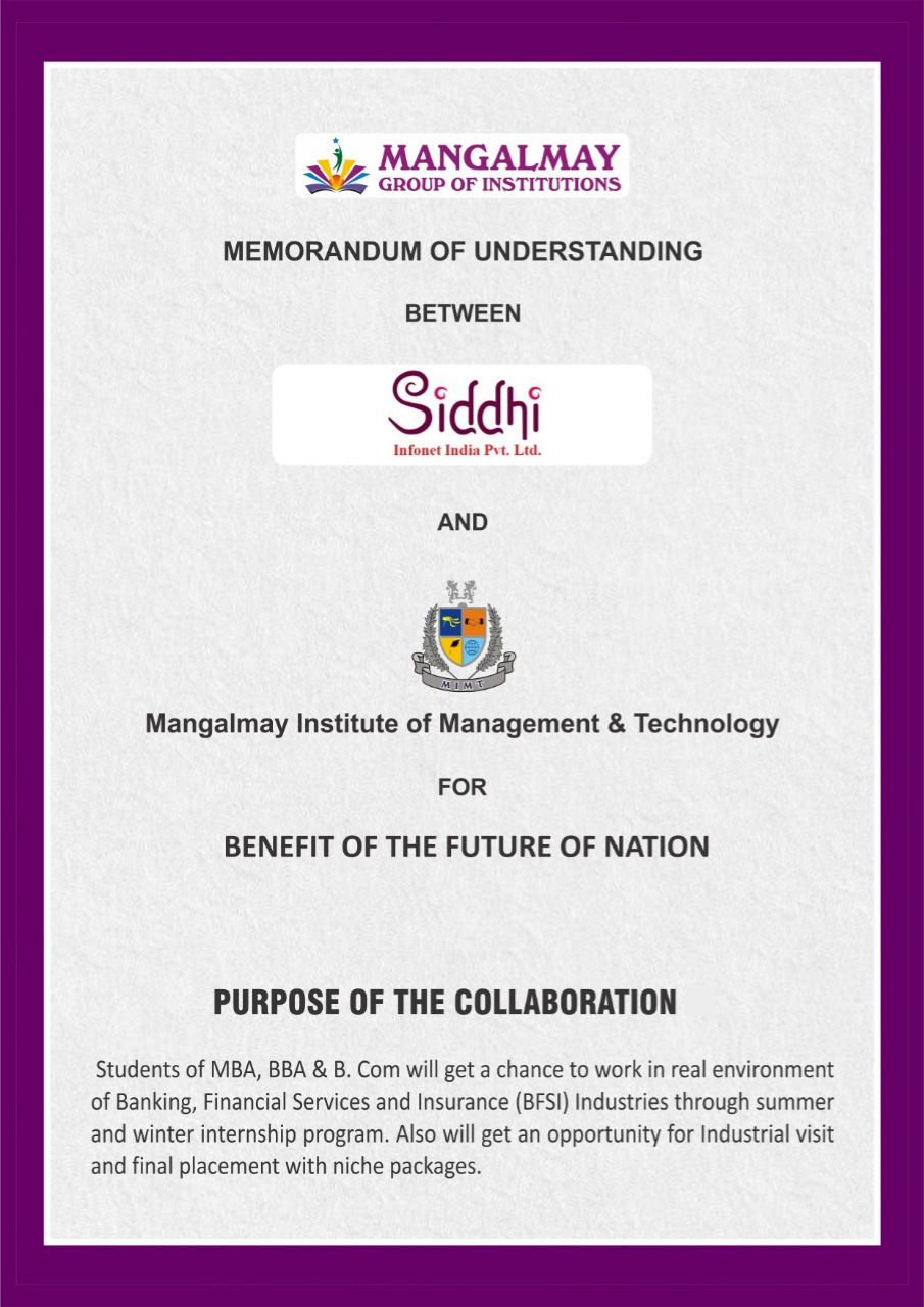 MOU With Sidhi